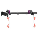 2016-2023 Toyota Tacoma Tackform Assault Track Picatinny Dash Bracket With 20LITE Phone Holder & CB Microphone Holder - Xtrusion Overland