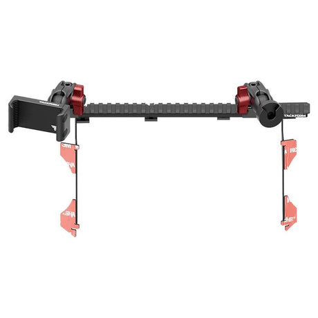 2016-2023 Toyota Tacoma Tackform Assault Track Picatinny Dash Bracket With 20LITE Phone Holder & CB Microphone Holder - Xtrusion Overland