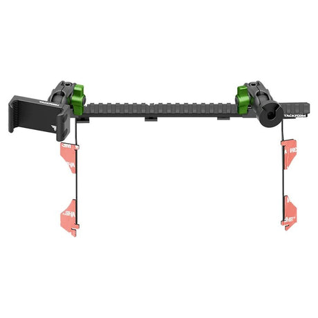 2016-2023 Toyota Tacoma Tackform Assault Track Picatinny Dash Bracket With 20LITE Phone Holder & CB Microphone Holder - Xtrusion Overland