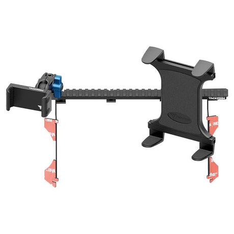 2016-2023 Toyota Tacoma Tackform Assault Track Picatinny Dash Bracket With 20LITE Phone Holder & Tablet Mount - Xtrusion Overland