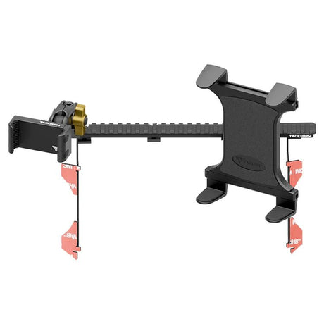 2016-2023 Toyota Tacoma Tackform Assault Track Picatinny Dash Bracket With 20LITE Phone Holder & Tablet Mount - Xtrusion Overland