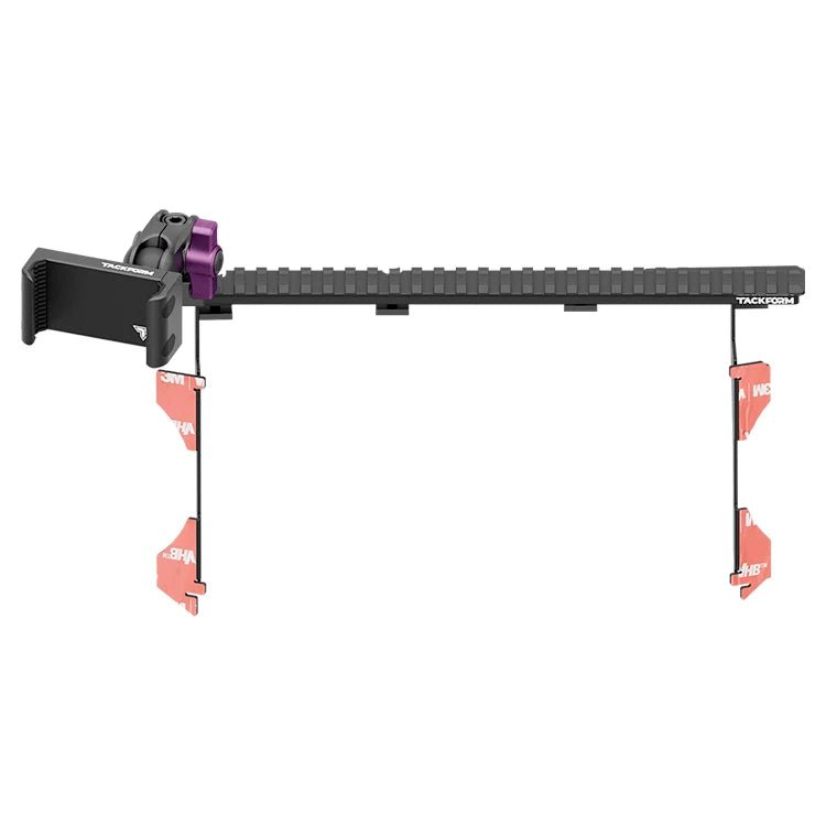 2016-2023 Toyota Tacoma Tackform Assault Track Picatinny Dash Bracket With 20LITE Phone Holder - Xtrusion Overland