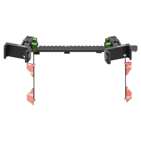 2016-2023 Toyota Tacoma Tackform Assault Track Picatinny Dash Bracket With Dual 20LITE Phone Holders - Xtrusion Overland