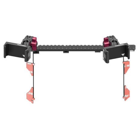 2016-2023 Toyota Tacoma Tackform Assault Track Picatinny Dash Bracket With Dual 20LITE Phone Holders - Xtrusion Overland