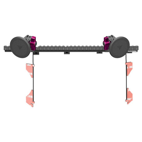 2016-2023 Toyota Tacoma Tackform Assault Track Picatinny Dash Bracket With Dual MagSafe Phone Mounts - Xtrusion Overland