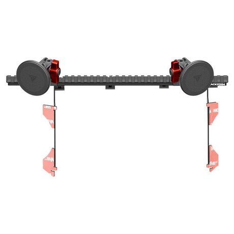 2016-2023 Toyota Tacoma Tackform Assault Track Picatinny Dash Bracket With Dual MagSafe Phone Mounts - Xtrusion Overland