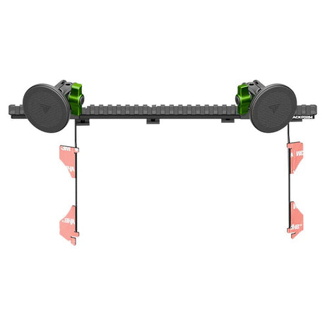 2016-2023 Toyota Tacoma Tackform Assault Track Picatinny Dash Bracket With Dual MagSafe Phone Mounts - Xtrusion Overland