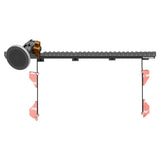 2016-2023 Toyota Tacoma Tackform Assault Track Picatinny Dash Bracket With MagSafe Charging Phone Mount - Xtrusion Overland