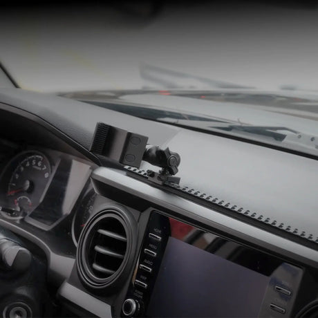 2016-2023 Toyota Tacoma Tackform Assault Track Picatinny Dash Bracket With MagSafe Charging Phone Mount - Xtrusion Overland