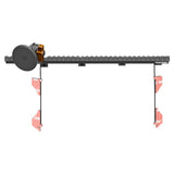 2016-2023 Toyota Tacoma Tackform Assault Track Picatinny Dash Bracket With MagSafe Phone Mount - Xtrusion Overland