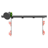 2016-2023 Toyota Tacoma Tackform Assault Track Picatinny Dash Bracket With MagSafe Phone Mount - Xtrusion Overland