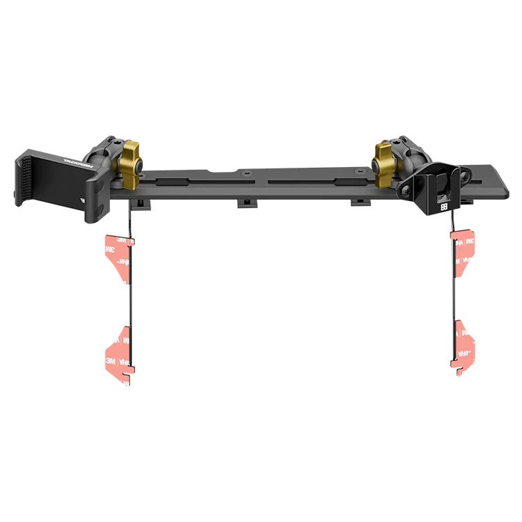 2016-2023 Toyota Tacoma Tackform Slim Track Dash Bracket With 20LITE Phone & CB Microphone Mounts - Xtrusion Overland
