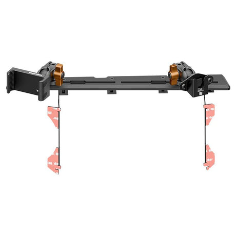 2016-2023 Toyota Tacoma Tackform Slim Track Dash Bracket With 20LITE Phone & CB Microphone Mounts - Xtrusion Overland