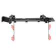 2016-2023 Toyota Tacoma Tackform Slim Track Dash Bracket With 20LITE Phone & CB Microphone Mounts - Xtrusion Overland
