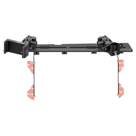 2016-2023 Toyota Tacoma Tackform Slim Track Dash Bracket With 20LITE Phone & CB Microphone Mounts - Xtrusion Overland