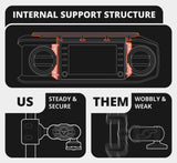 2016-2023 Toyota Tacoma Tackform Slim Track Dash Bracket With Tablet Mount - Xtrusion Overland