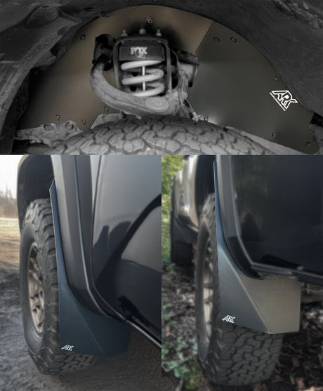 2016-2023 Toyota Tacoma TriXpoly Splash Guards & Mudflap Micros - Xtrusion Overland