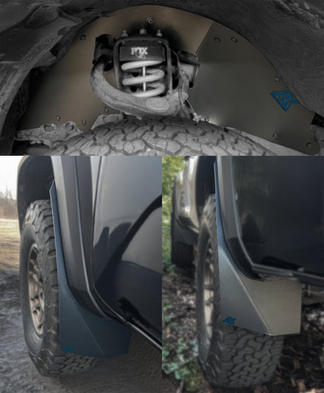 2016-2023 Toyota Tacoma TriXpoly Splash Guards & Mudflap Micros - Xtrusion Overland
