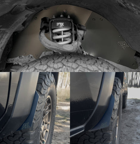 2016-2023 Toyota Tacoma TriXpoly Splash Guards & Mudflap Micros - Xtrusion Overland