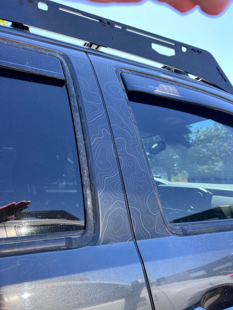 2016-23 Tacoma Door Pillar Decals - Xtrusion Overland