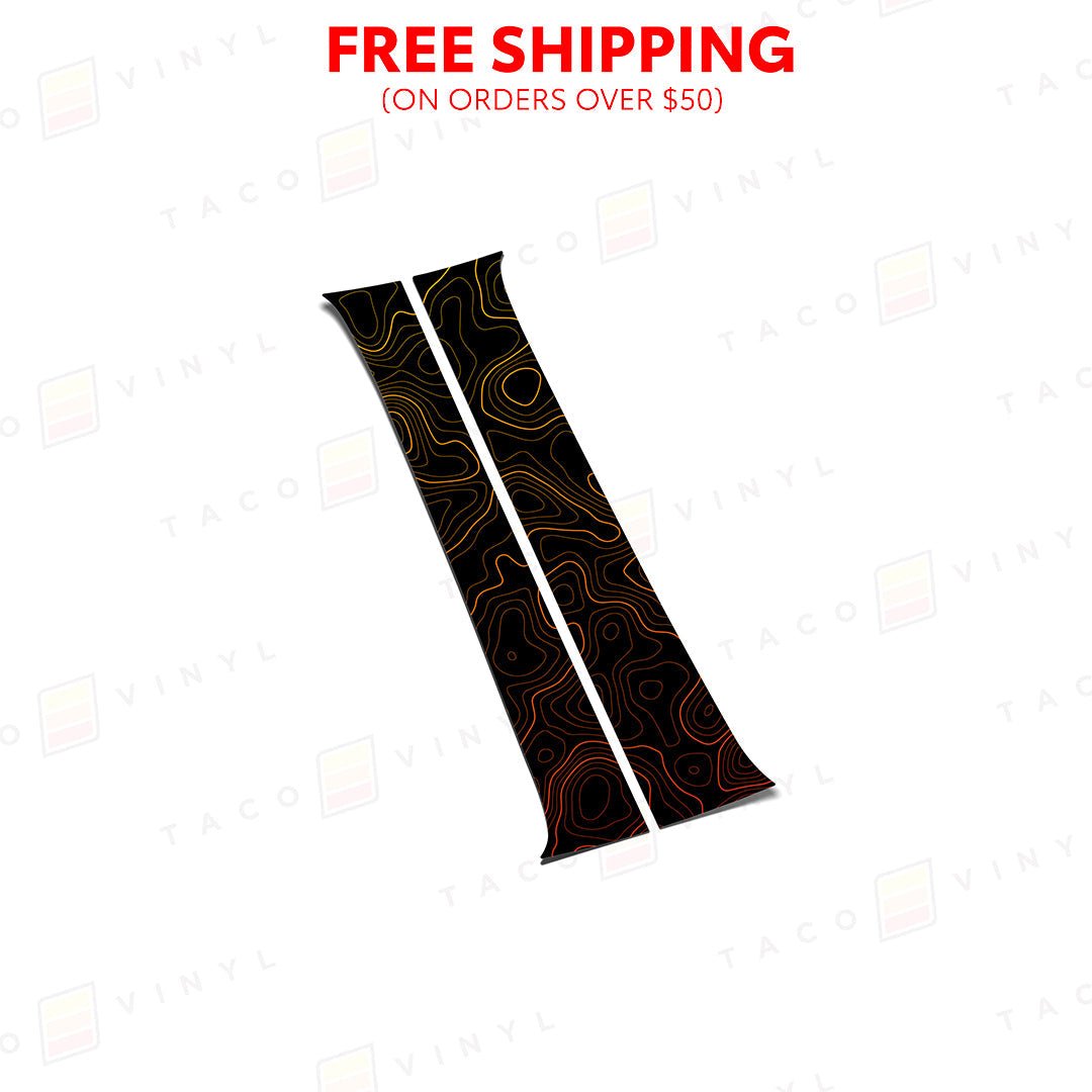 2016-23 Tacoma Door Pillar Decals - Xtrusion Overland