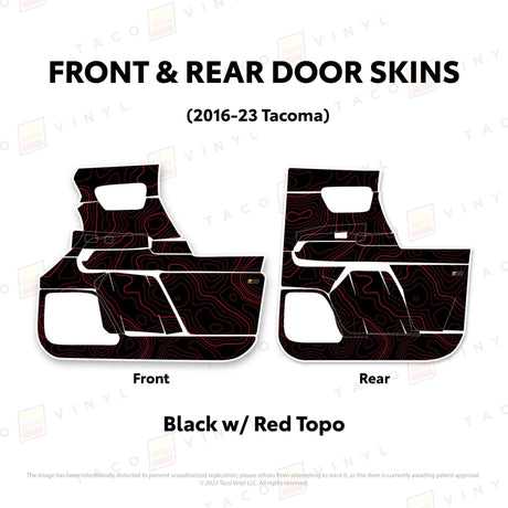 2016-23 Tacoma Door Skins - Xtrusion Overland