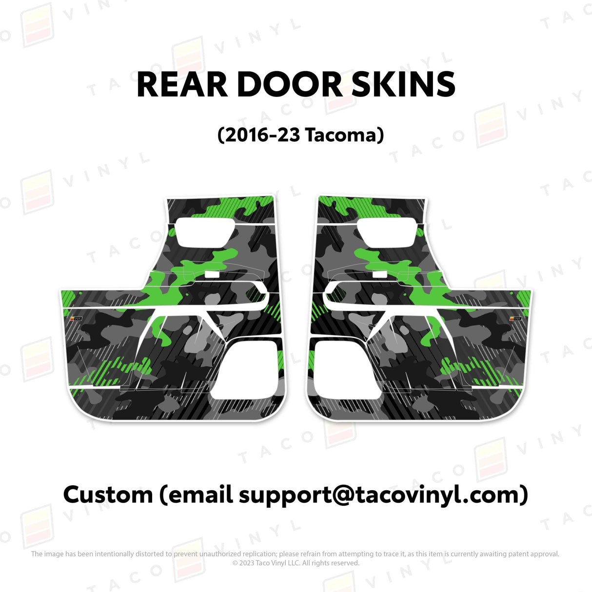 2016-23 Tacoma Door Skins - Xtrusion Overland