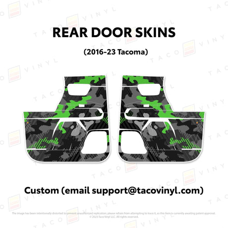 2016-23 Tacoma Door Skins - Xtrusion Overland