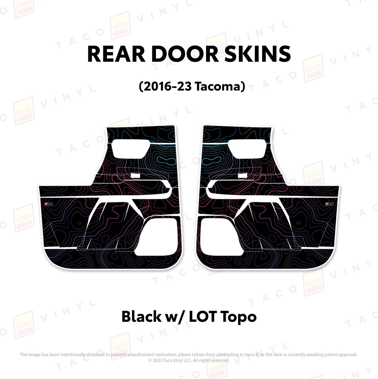 2016-23 Tacoma Door Skins - Xtrusion Overland