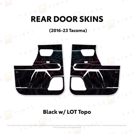 2016-23 Tacoma Door Skins - Xtrusion Overland