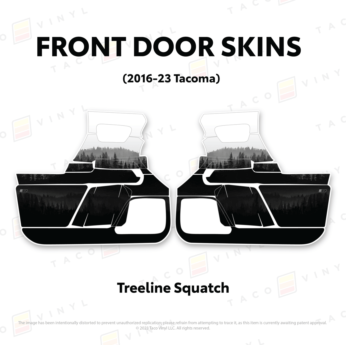 2016-23 Tacoma Door Skins - Xtrusion Overland