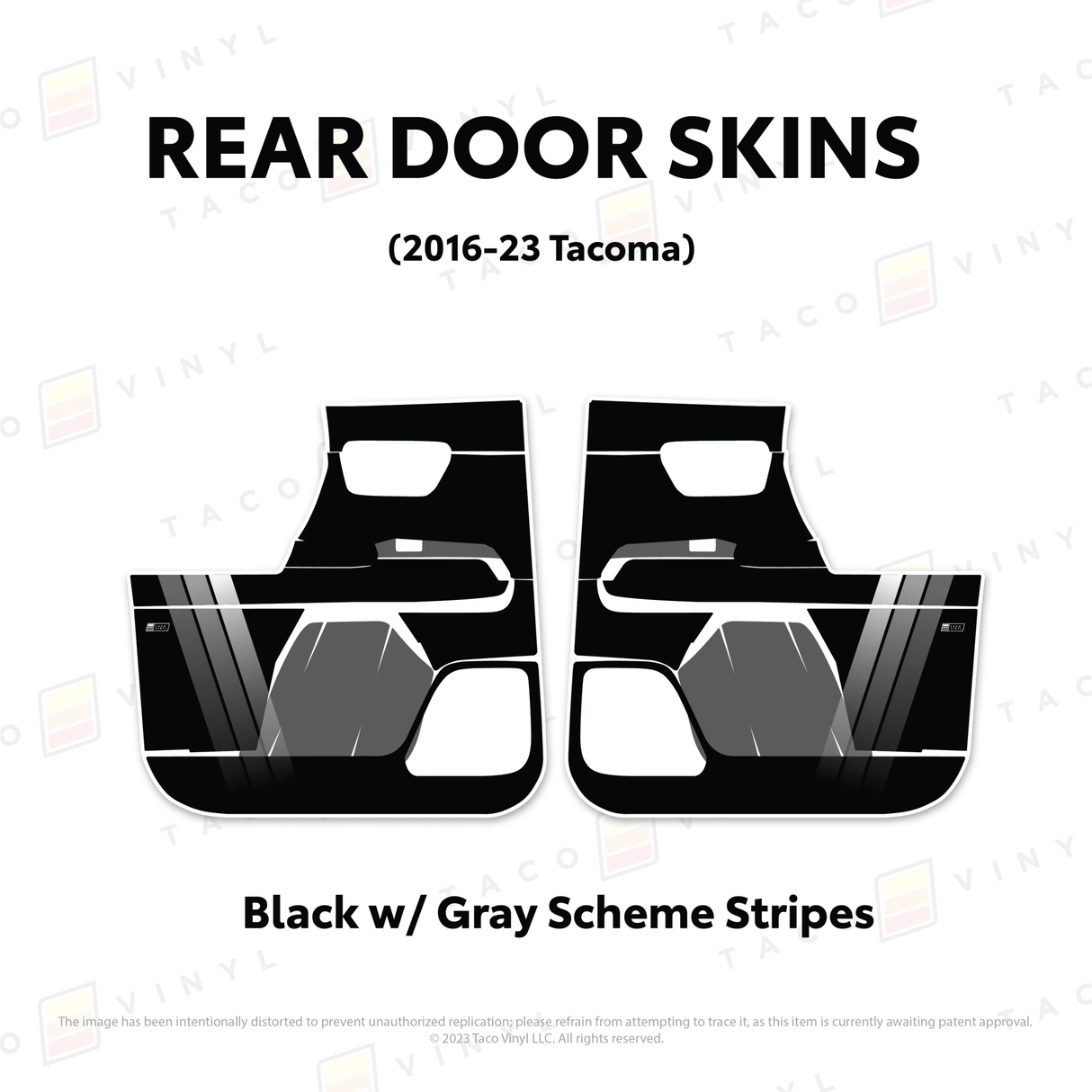 2016-23 Tacoma Door Skins - Xtrusion Overland