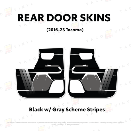 2016-23 Tacoma Door Skins - Xtrusion Overland
