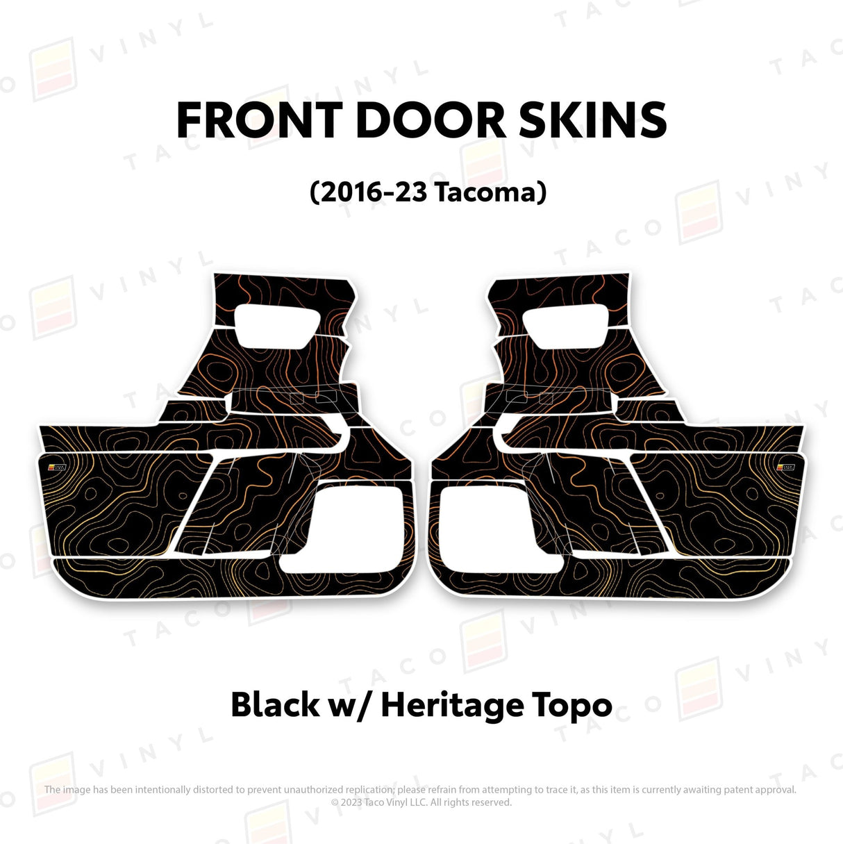 2016-23 Tacoma Door Skins - Xtrusion Overland