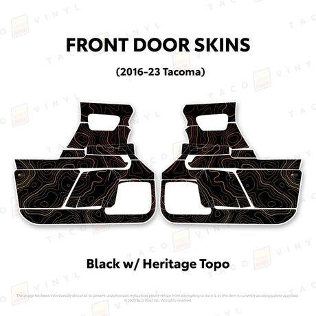 2016-23 Tacoma Door Skins - Xtrusion Overland