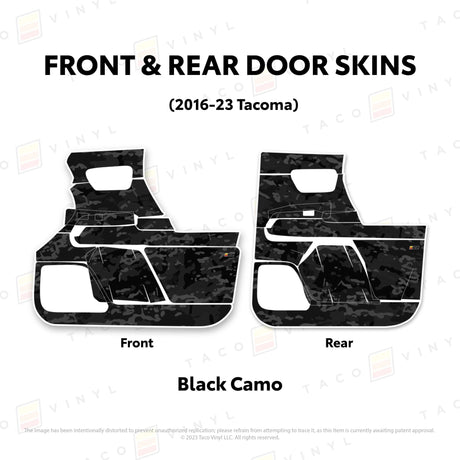 2016-23 Tacoma Door Skins - Xtrusion Overland