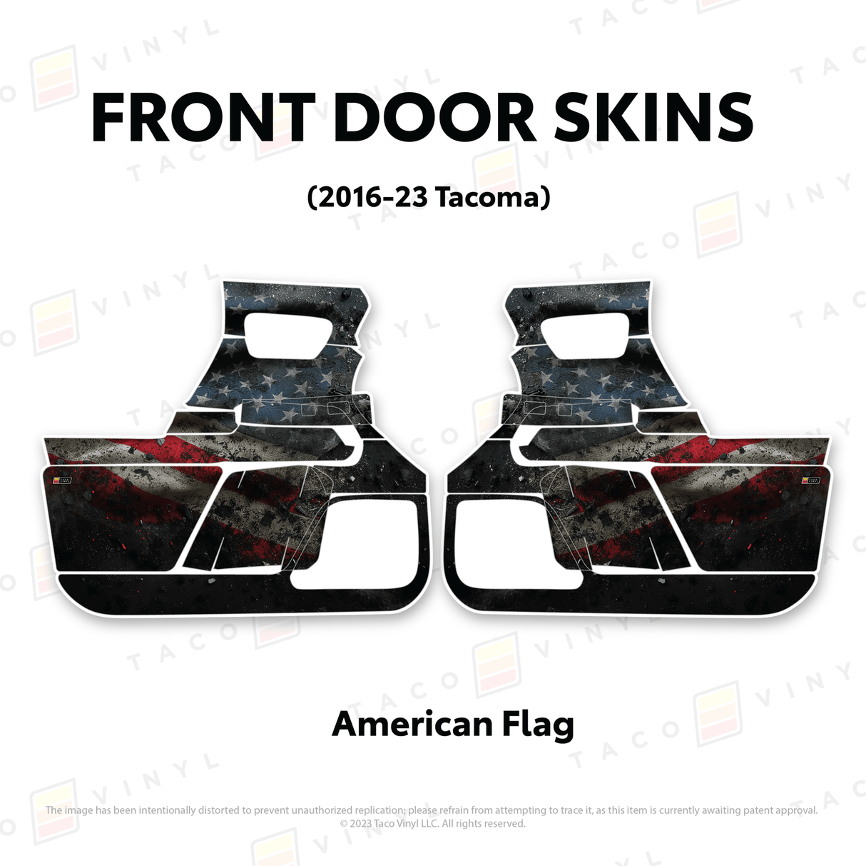 2016-23 Tacoma Door Skins - Xtrusion Overland