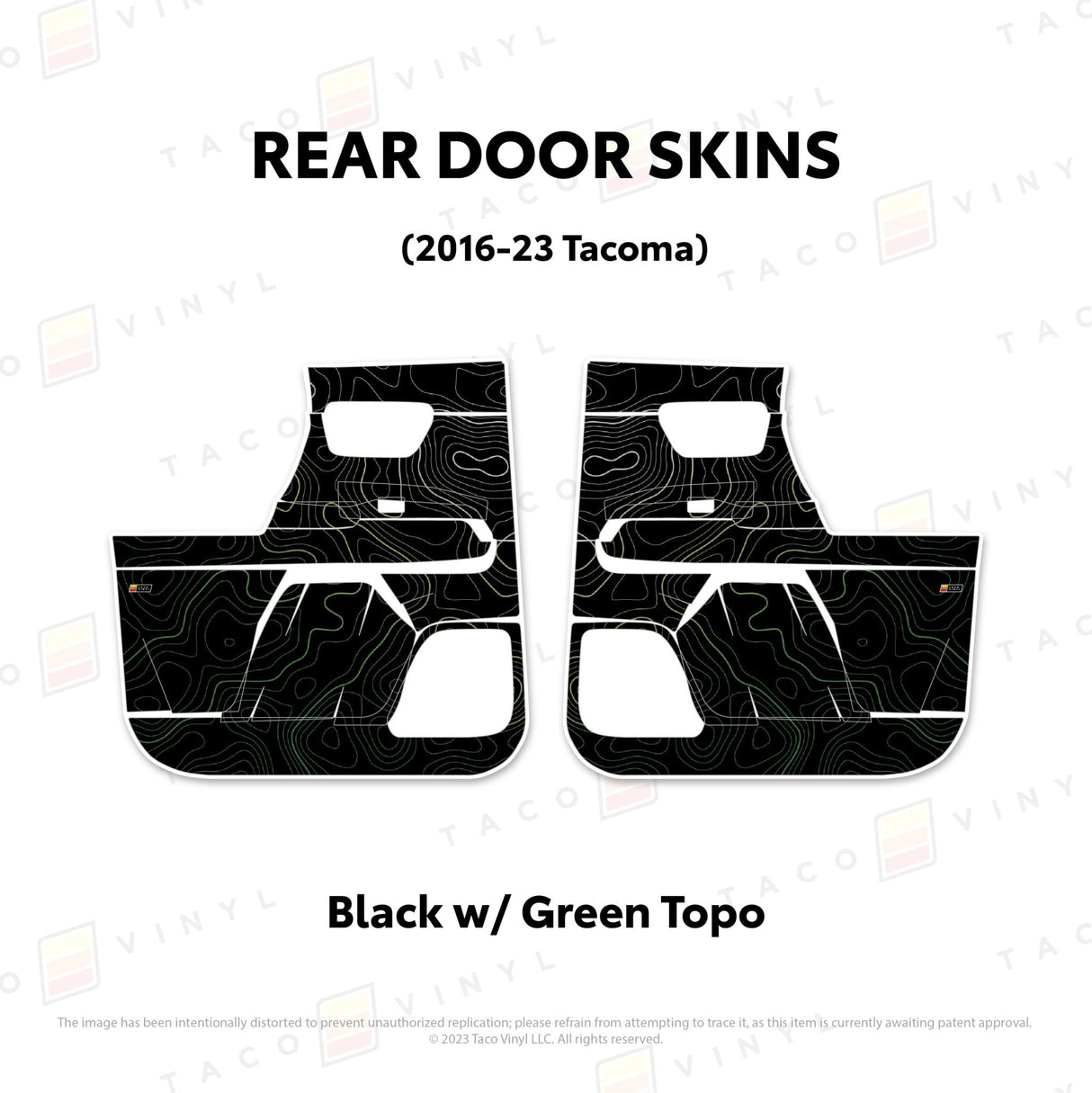 2016-23 Tacoma Door Skins - Xtrusion Overland