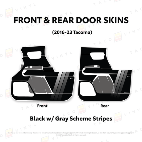 2016-23 Tacoma Door Skins - Xtrusion Overland