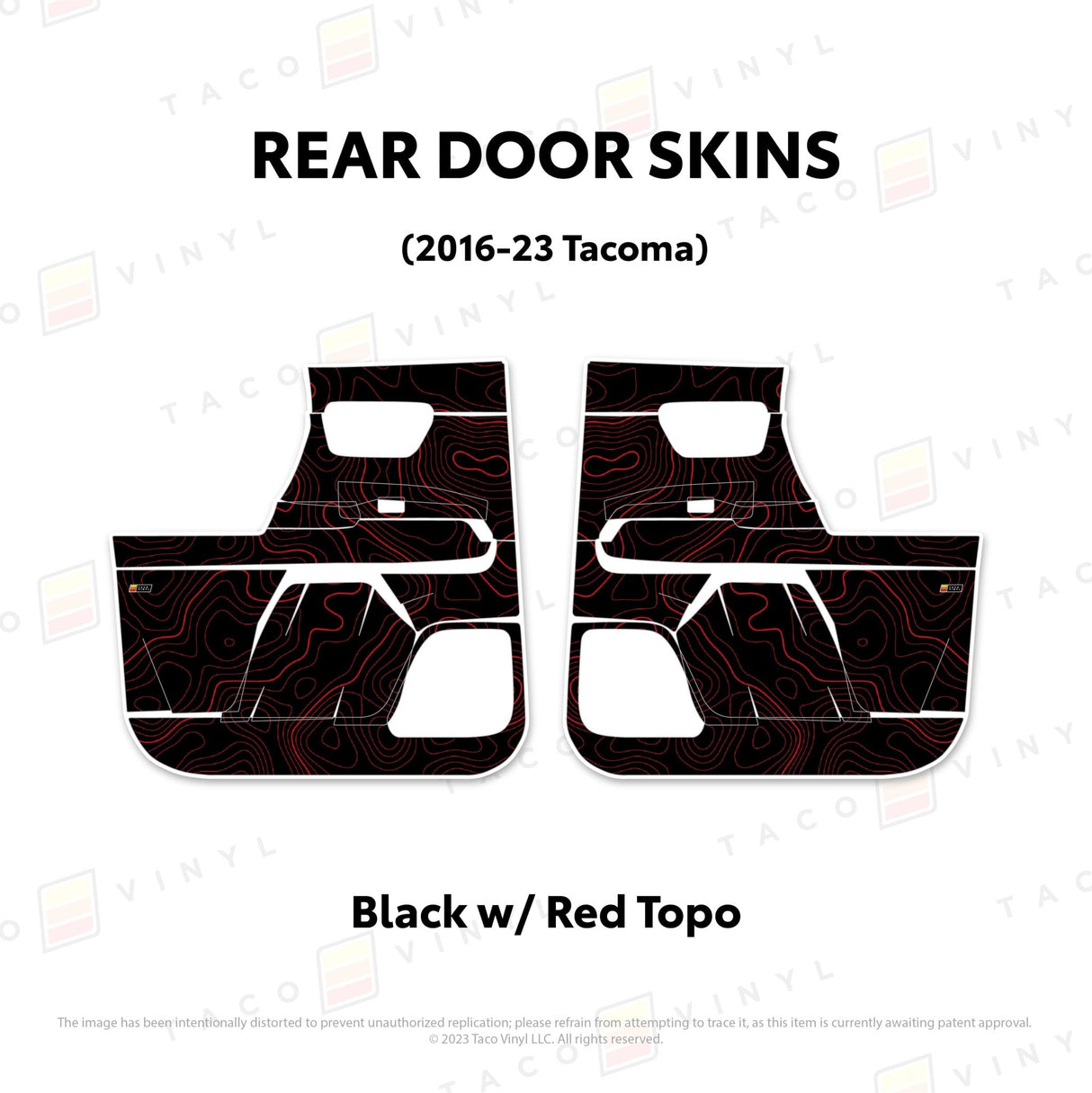 2016-23 Tacoma Door Skins - Xtrusion Overland