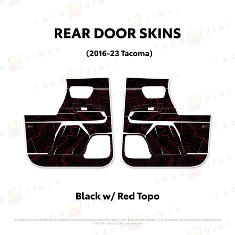 2016-23 Tacoma Door Skins - Xtrusion Overland