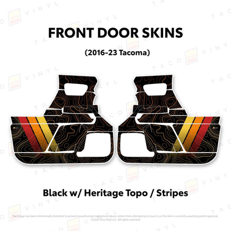 2016-23 Tacoma Door Skins - Xtrusion Overland