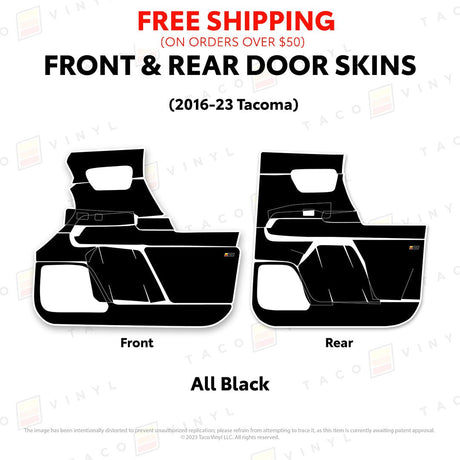 2016-23 Tacoma Door Skins - Xtrusion Overland