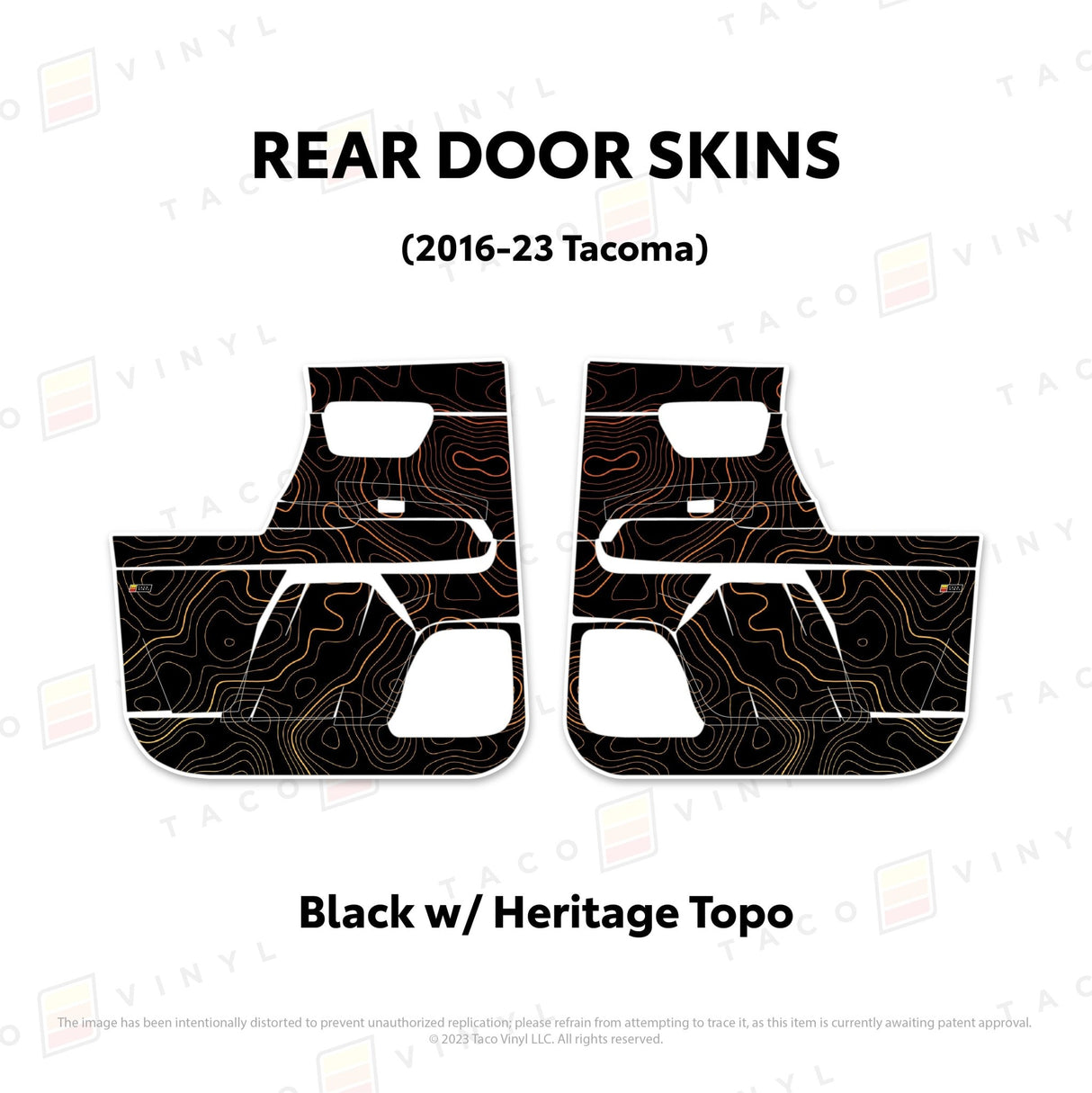 2016-23 Tacoma Door Skins - Xtrusion Overland