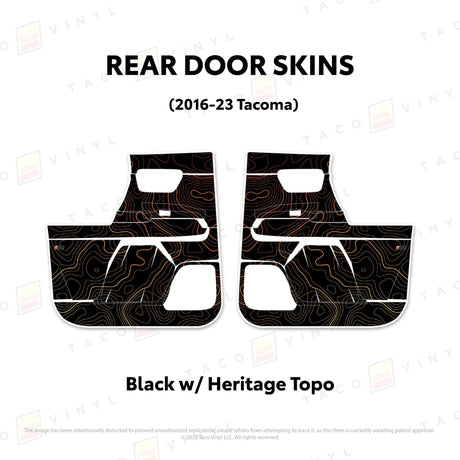 2016-23 Tacoma Door Skins - Xtrusion Overland