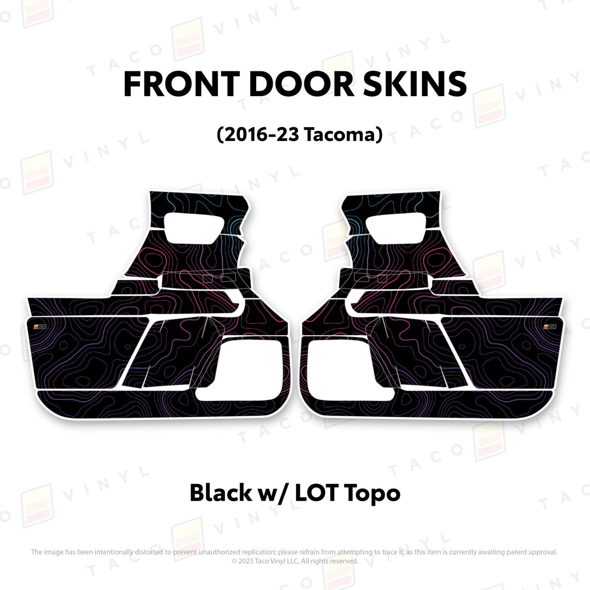 2016-23 Tacoma Door Skins - Xtrusion Overland