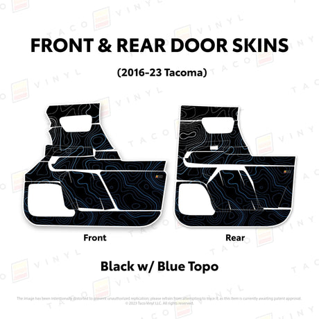 2016-23 Tacoma Door Skins - Xtrusion Overland