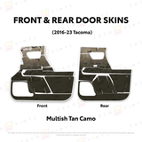 2016-23 Tacoma Door Skins - Xtrusion Overland