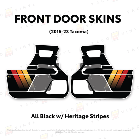 2016-23 Tacoma Door Skins - Xtrusion Overland
