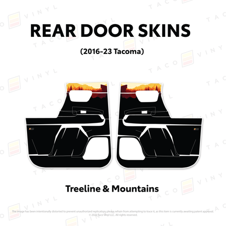 2016-23 Tacoma Door Skins - Xtrusion Overland